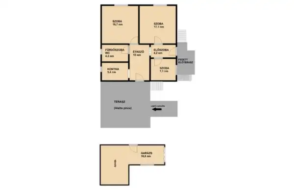 Eladó családi ház, Szigetszentmárton 2+1 szoba 65 m² 29.4 M Ft
